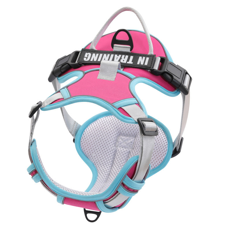 Undershirt Type Small Medium And Large Dogs Reflective Dog Outer Chest Harness To Prevent Breakaway Dog Walking Leash