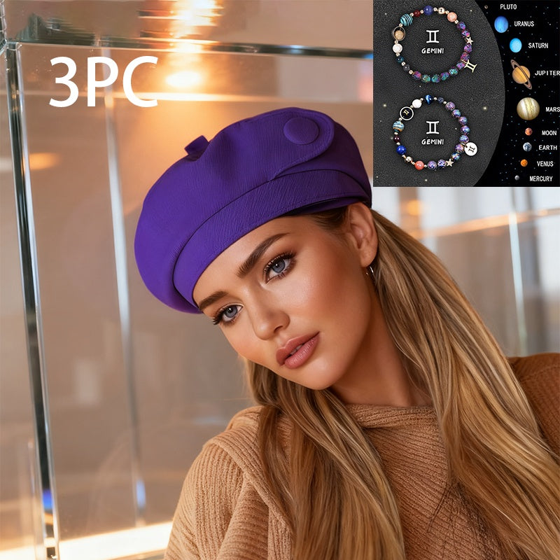 British-style Casual Painter Hat That Is Versatile And Can Show Off Your Face