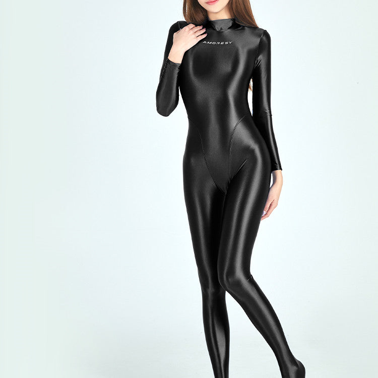 Hot Spring Slim Long Diving Suit Long Sleeve One Piece