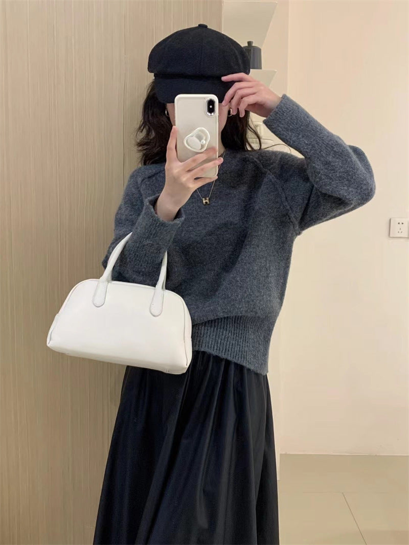 Japanese-style Retro Sweater Women's Autumn And Winter New Loose