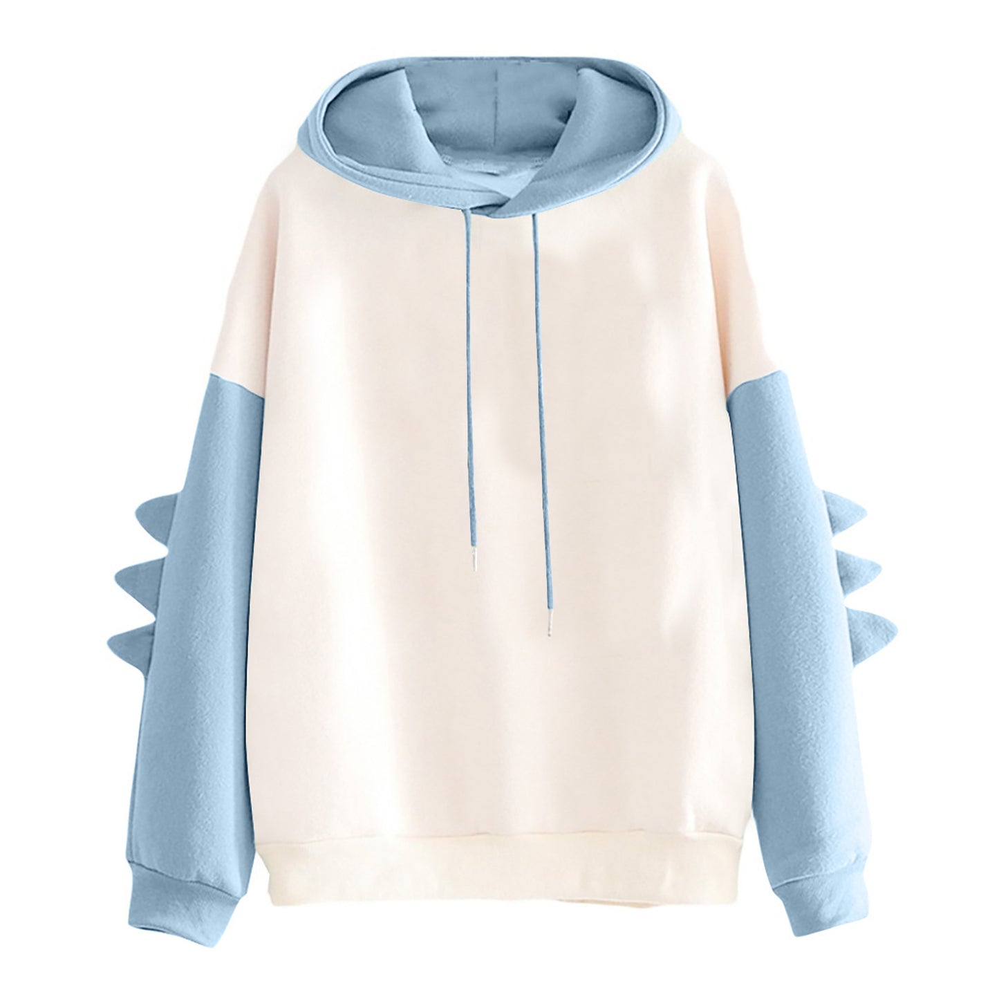 Cartoon Dinosaur Contrast Color University Style Korean Style Sweater