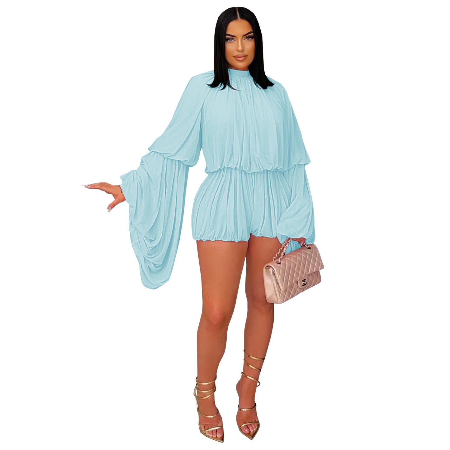 Women's Wear Casual Pleated Jumpsuit