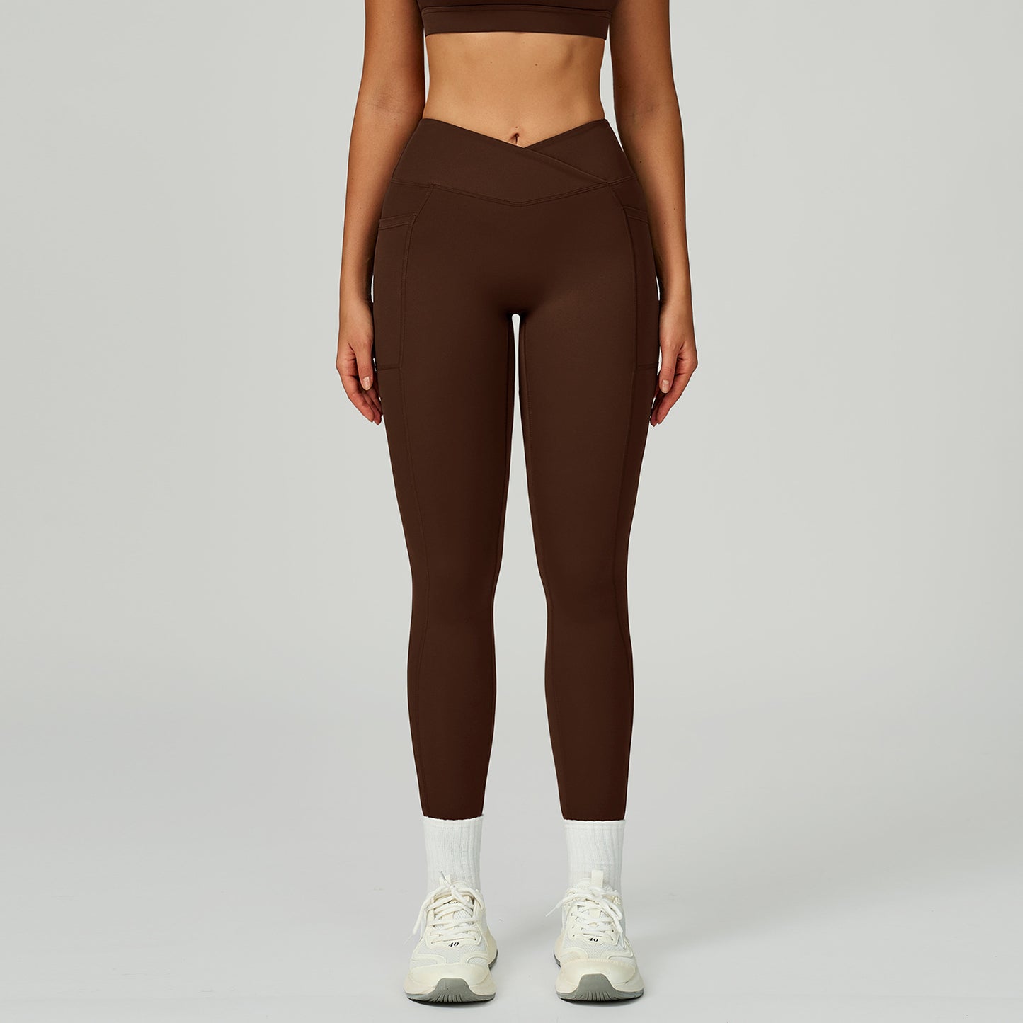 High Waist Yoga Pants Fitness Outdoor Sports Running Tights