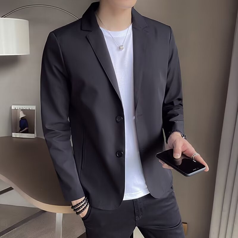 Men's Casual Slim-fit Fashionable Lightweight Jacket