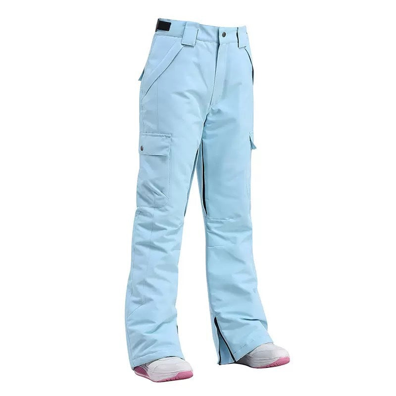 Winter Outdoor New Veneer Double-board Snow Pants