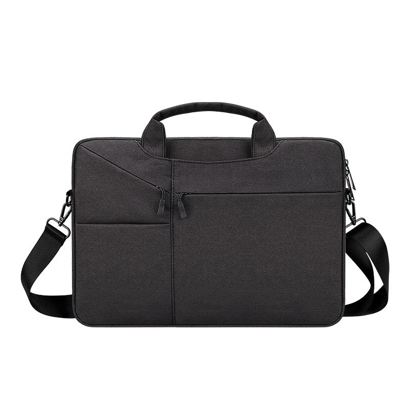 Oxford Cloth Solid Color One Shoulder Laptop Bag