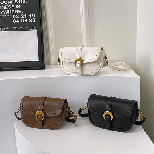 Women's Retro High-grade Fashion Crossbody Saddle Bag