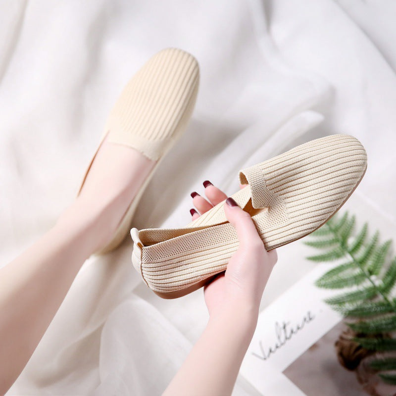 Women's Casual Lightweight Breathable Flat Shoes
