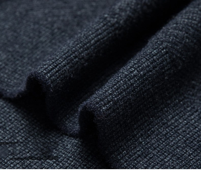 Woolen Sweater Men's Thick Men's Middle-aged Business