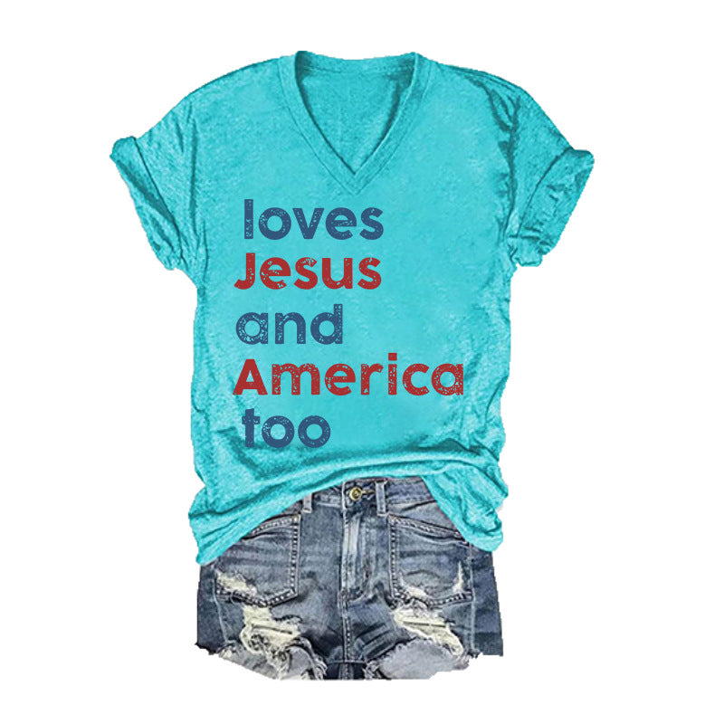 Trade Casual All-match Short-sleeved Women's Blouse