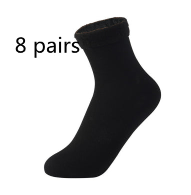 Women's Padded Velvet Warm Soft Medium Tube Socks