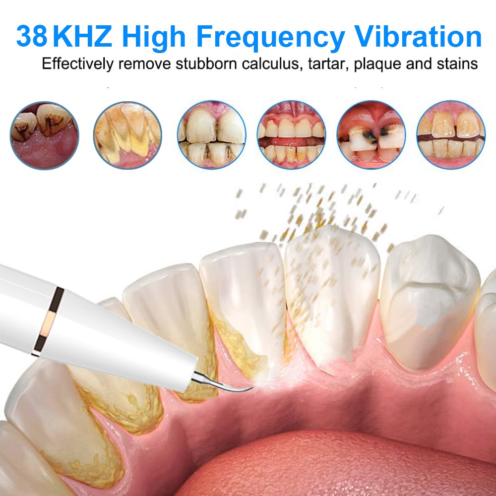 Portable Two In One Dental Cleaner For Removing Calculus And Tartar