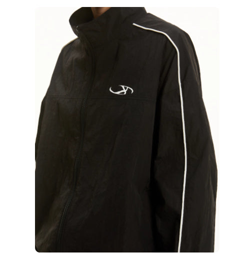 Retro Side Striped Men's And Women's Sports Jacket
