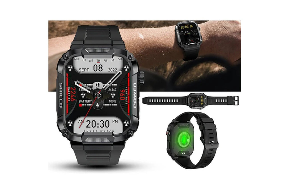 Health Tracker Rugged Smart Watch