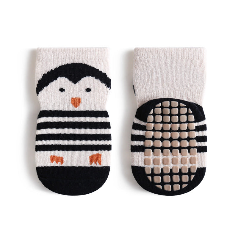 Children's Indoor Base Gel Non-slip Cool-proof Toddler Tube Socks