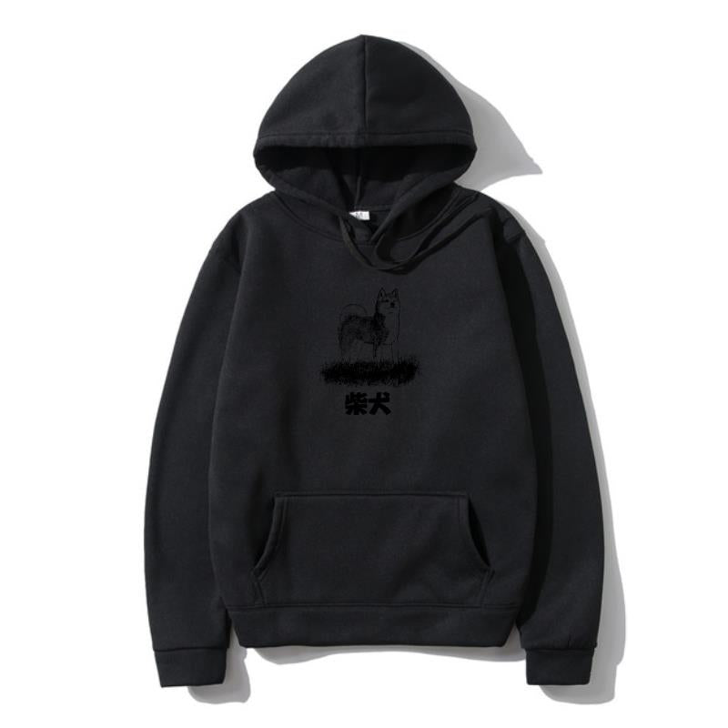 Langærmet sweatshirt til mænd med kængurulomme