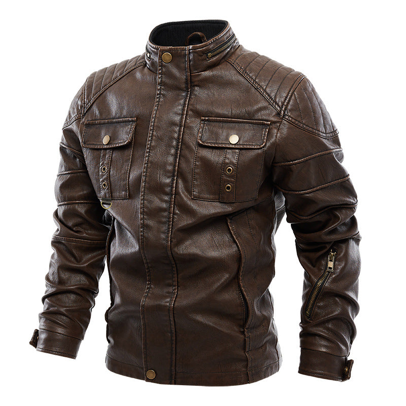 Leather Single Layer Cool And Handsome