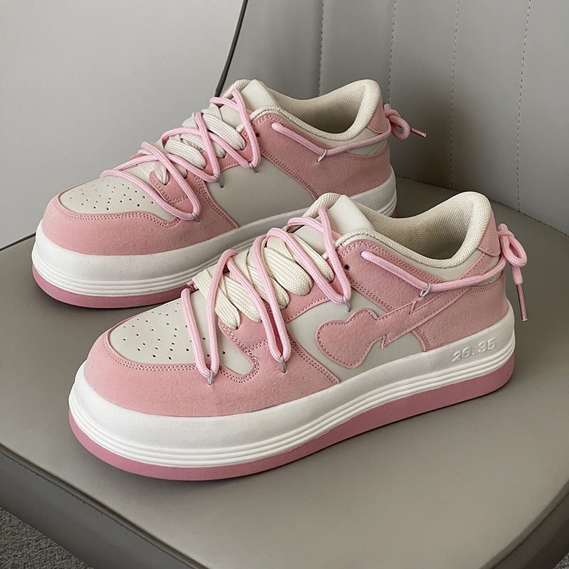 Niche Design Sports Ins Trendy Thick Bottom Casual Women's Shoes