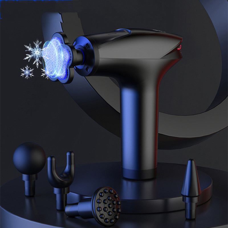 Cold Compress Fascia Gun Colorful Breathing Light LCD Model