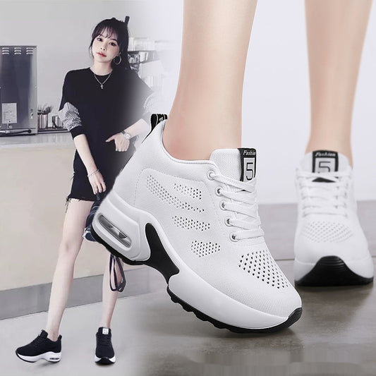 Højdeforøgelse Indersål Dame Sneaker Mesh Åndbar