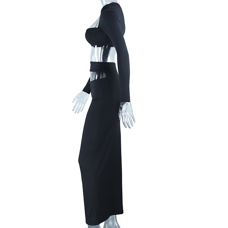 Women's Fashion Top And Skirt Set