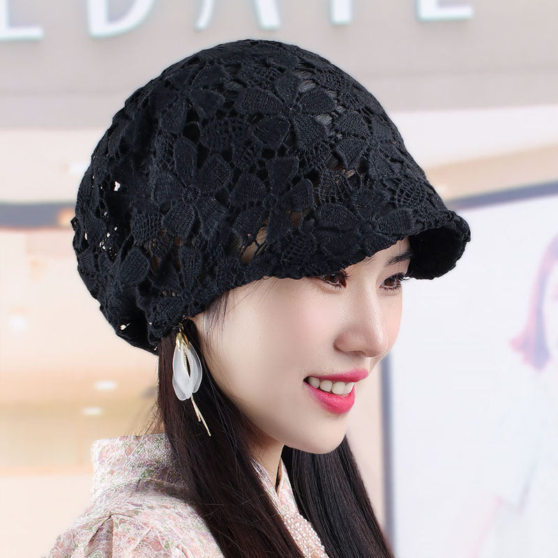 Fashion Short Cap Flower Ventilation