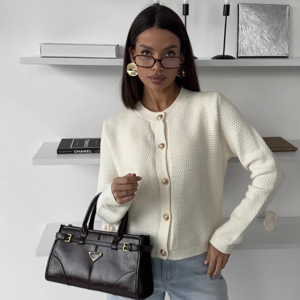 Fashion Short Women's Clothing Slim Fit Sweater