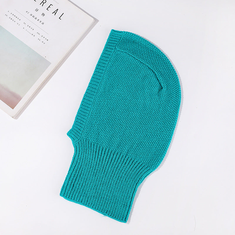 Lovers' Hat Scarf Integrated Windproof Pullover