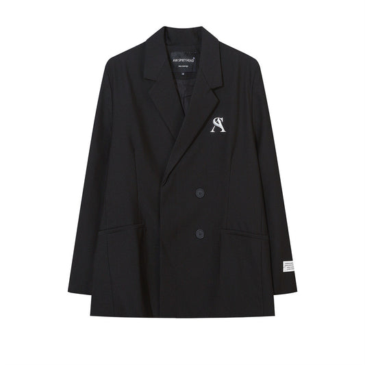 Men's Foam Letter Printed Suit