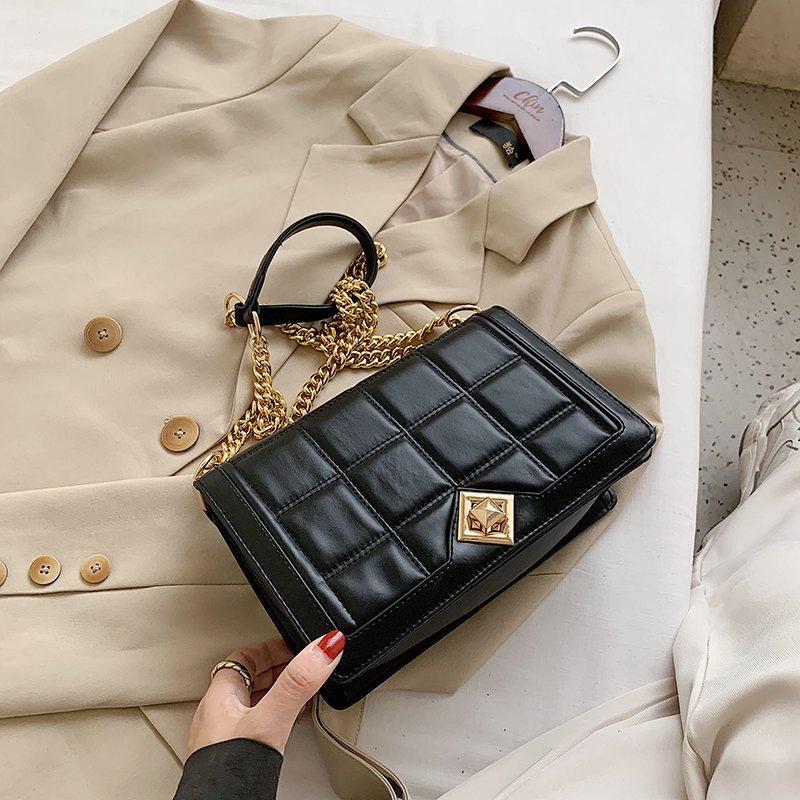 One Shoulder Chain Small Square Bag Crossbody