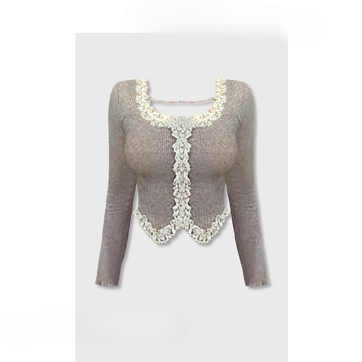 Niche Slim Fit Inner Wear Short Bottoming Sweet And Spicy Short Top