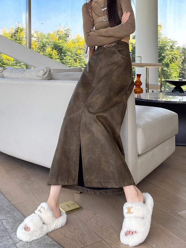 New Retro High-waisted A-line Skirt