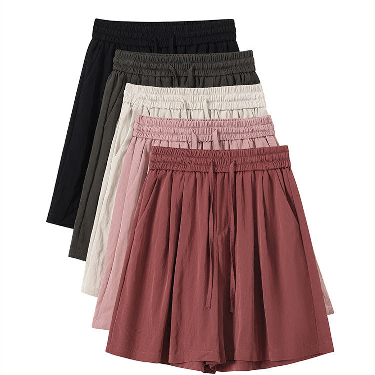 Ice silke draperende shorts til piger, tynde til sommer