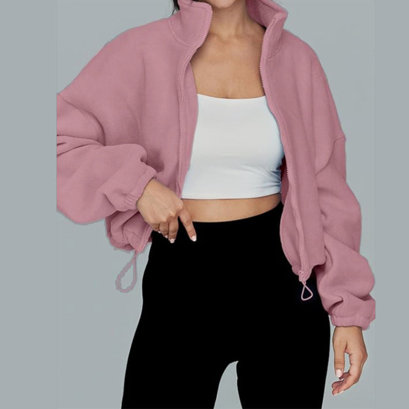 Løs Revers Cardigan Lynlås Sweater