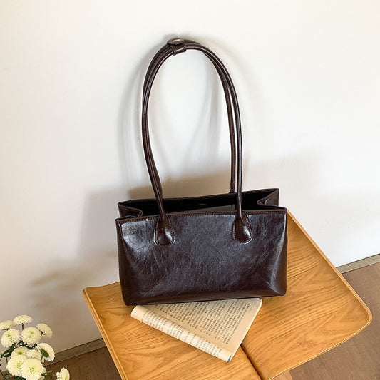 Vintage Large-capacity Womens Shoulder Bag