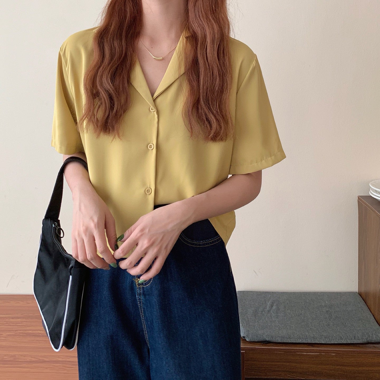 Slim And Versatile Casual Short Top
