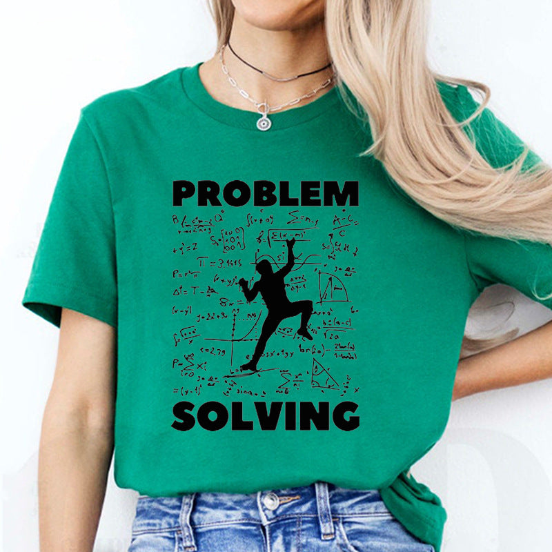 Climbing Problem-Solving Graphic T-Shirt