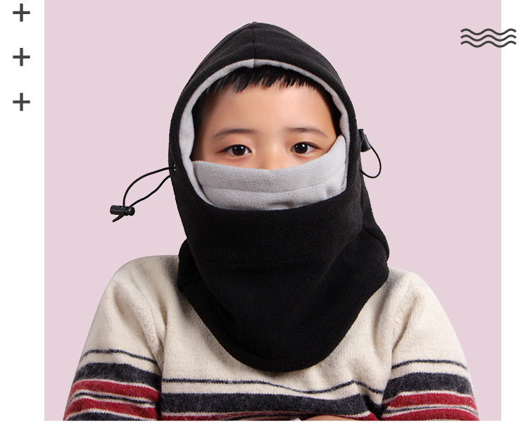 Winter Outdoor Upgrade Double-sided Fleece Thickened Hat