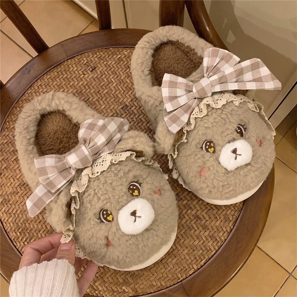 Women's Fashion Indoor Non-slip Cotton Slippers