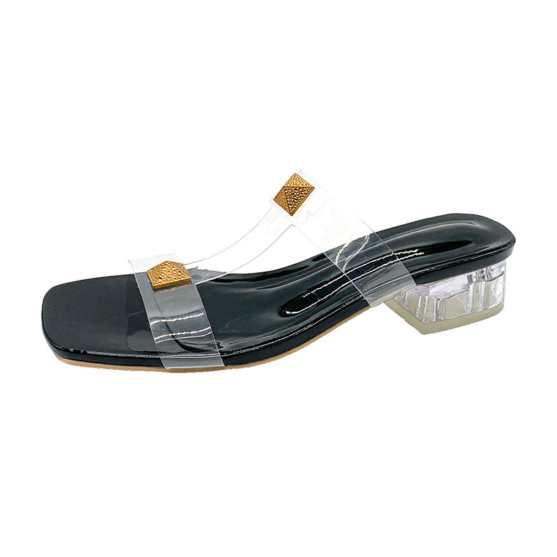High Heel Slippers Summer New Fashion Trend Korean Version