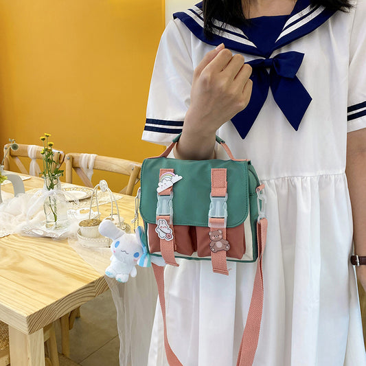 Mori Is A Girly Soft Girl Style Cross Body Bag With Cover