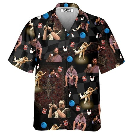 Fiber Men's Short-sleeved Shirt Stretch Printed Shirt