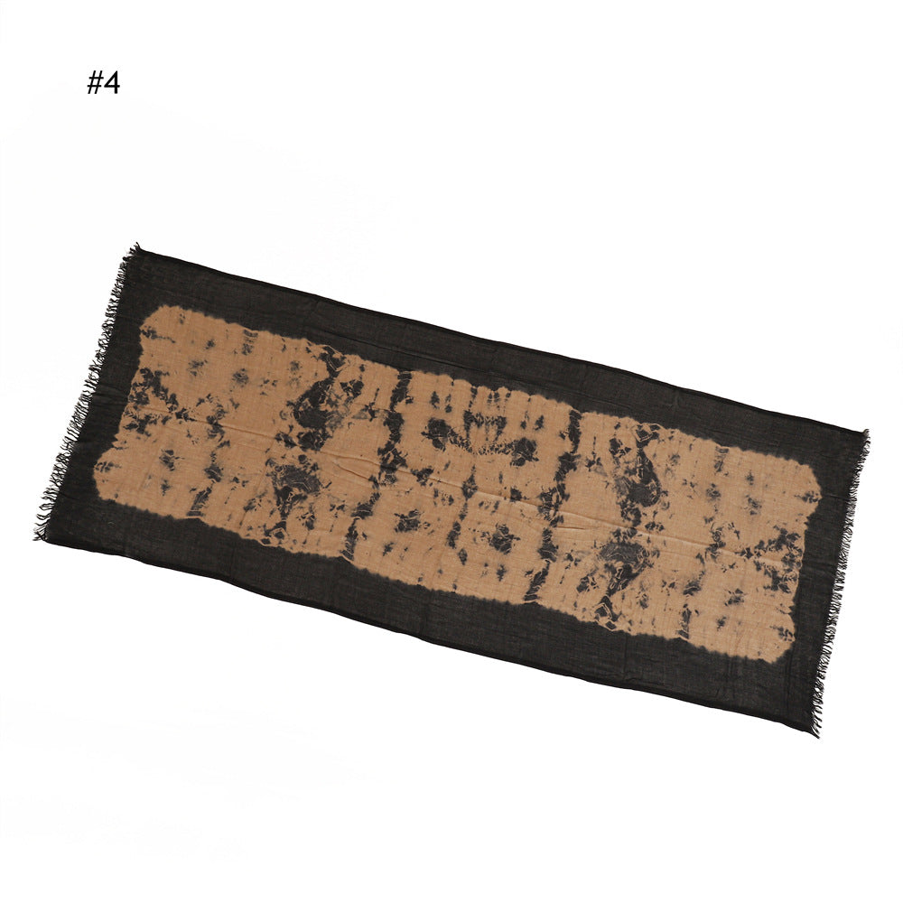 Solid Color Thin Breathable Handmade Scarf Shawl