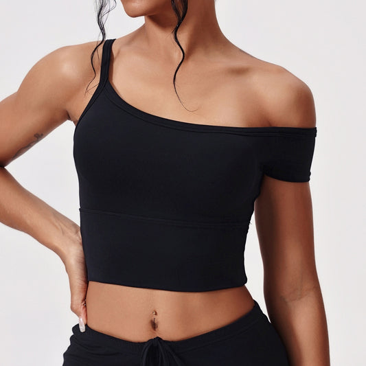 Asymmetric Yoga Vest Casual Outerwear Versatile