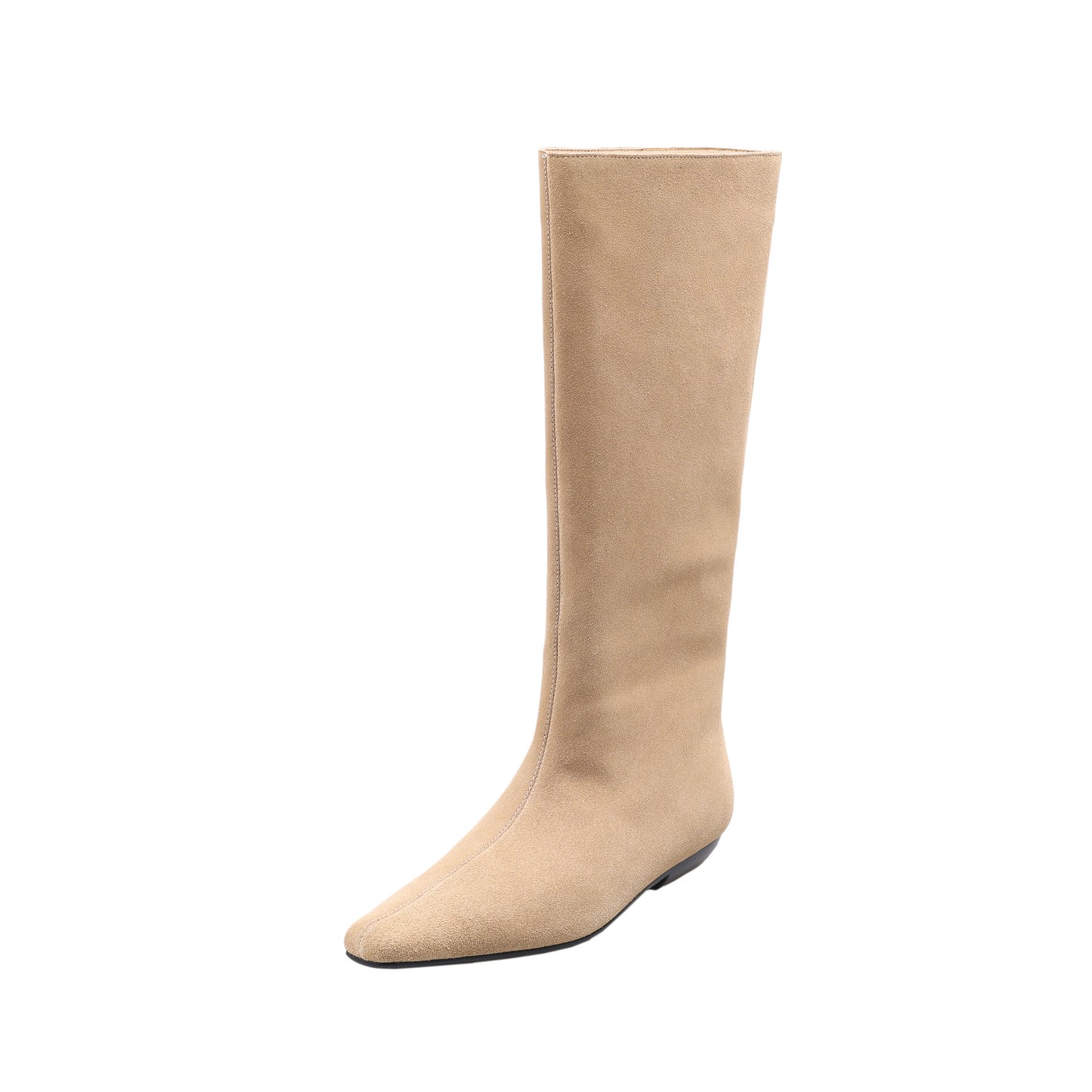 Women's Chunky Heel Straight Boots