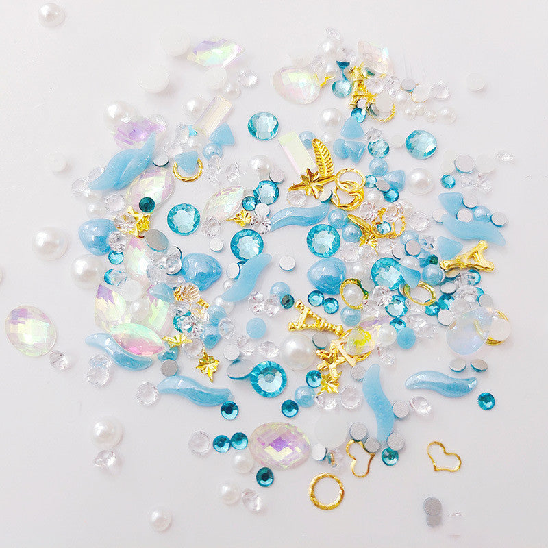 Nail Art Ceramic Hemming Jewelry Mix