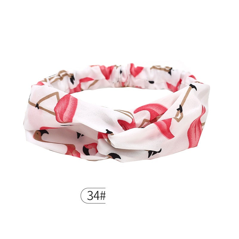 Elastic Cross Hairband Ladies Headband Hair Band Yoga Sports Headband
