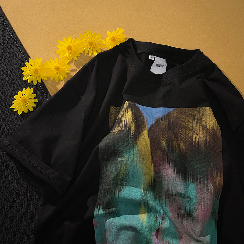 European And American Short-sleeved T-shirt Oversize Top