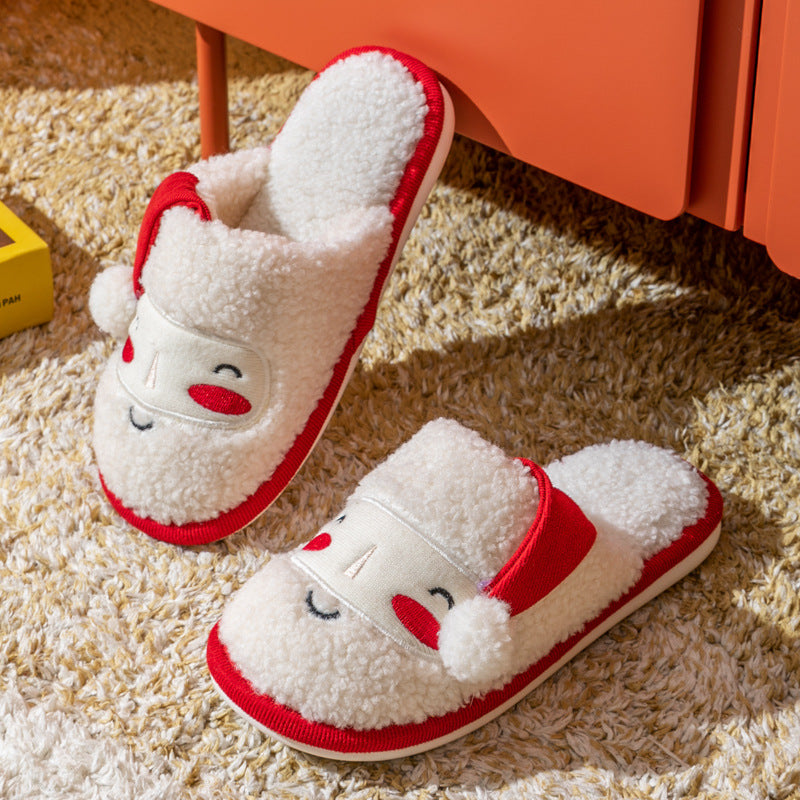 Indoor Plush Anti Skid Family Slippers