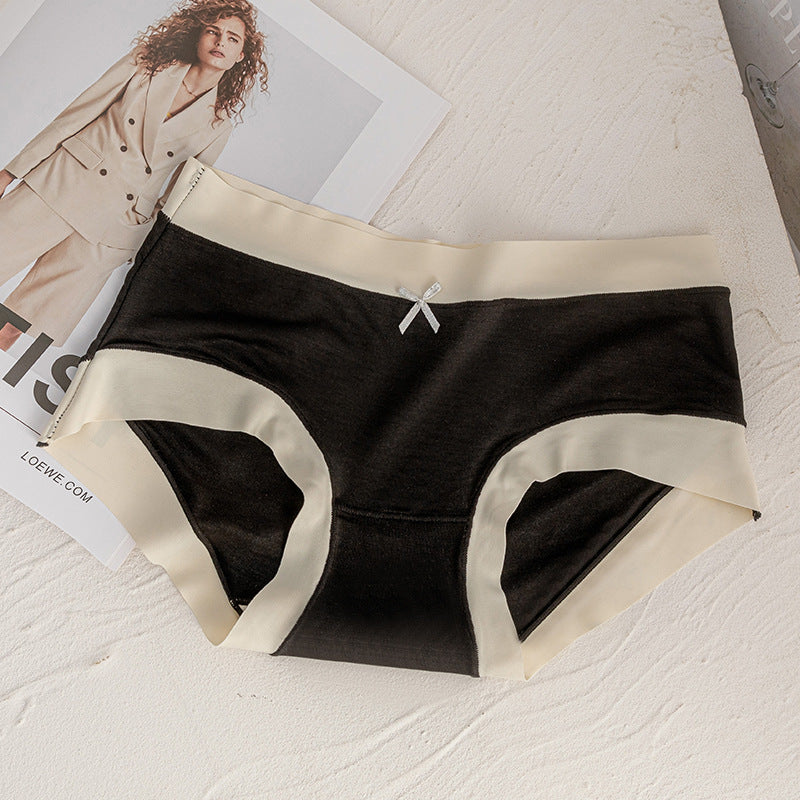 Skin-friendly Comfortable 7A Antibacterial Women's Underwear Silk Crotch